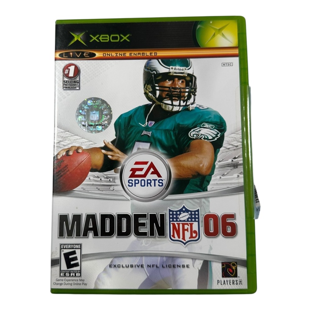 Madden NFL 06 Xbox Football Video Game EA Sports‎ - Complete In Box